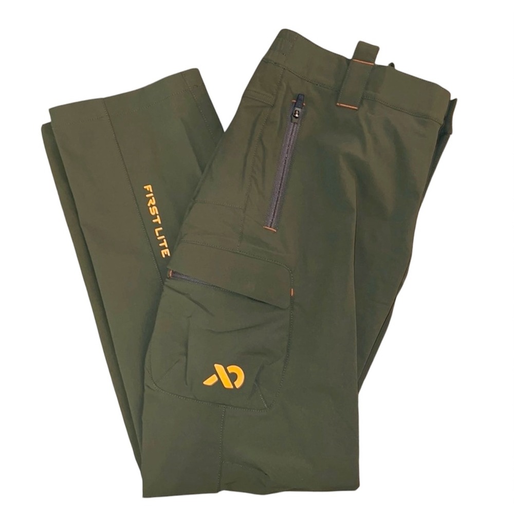 First Lite Alturas Guide Pants Olive Green Lightweight Stretch Hunting Cargo XS